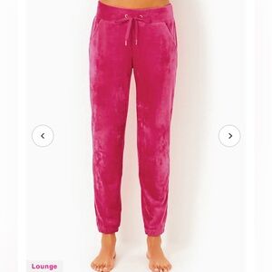 LILLY PULITZER Mallie Velour Pant M
